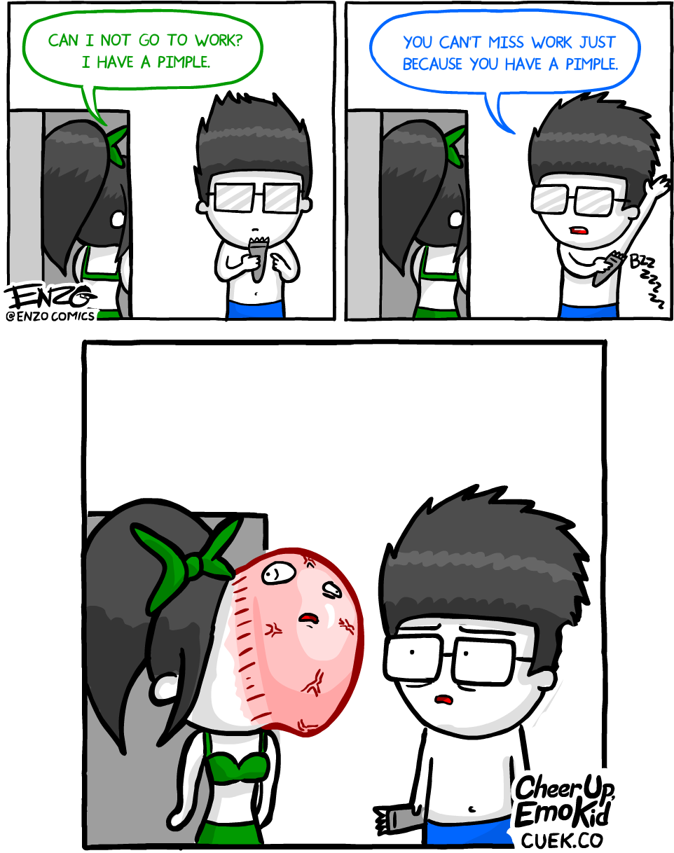 Pimple Is Susan Now - Cartoon (980x1280), Png Download