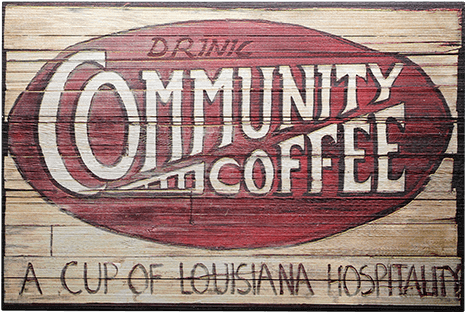 Regular Price $35 - Community Coffee Sign (600x400), Png Download