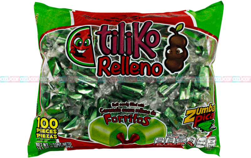 Zumba Tiliko Relleno Tamarindo-sandia 20/100 - Snack (800x800), Png Download