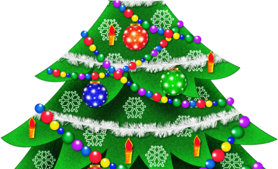 Event Details - Christmas Tree Round Ornament (660x343), Png Download