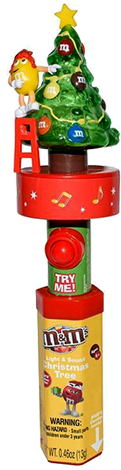 M&m's Light & Sound Christmas Tree Candy Toy - Christmas Tree (500x500), Png Download