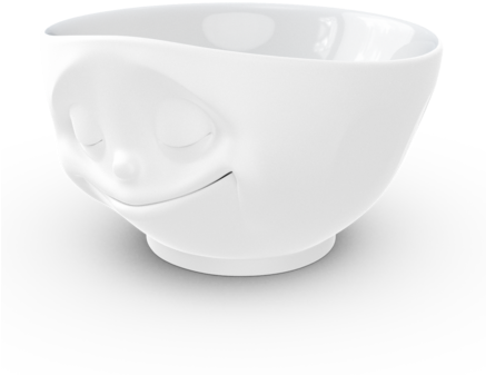 Bowl Happy Matted White - Spoon (436x436), Png Download