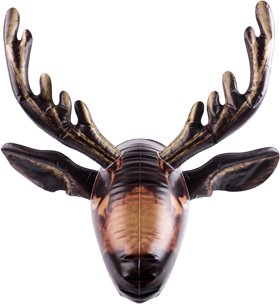 Inflatable Moose Head Facing Front - Moose (1024x1024), Png Download