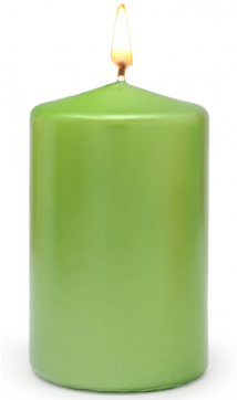 Barníz Para Velas, Metalizado Verde Manzana - Vela Verde Png (361x361), Png Download