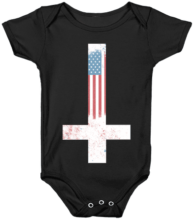 Satanic America Baby Onesy - Weed Onesie Baby (484x484), Png Download
