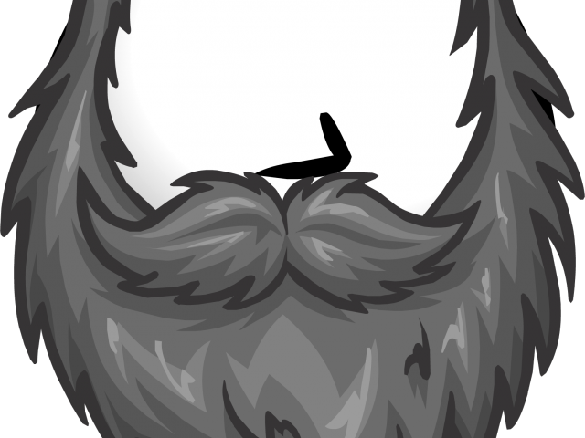 Beard Clipart Grey Beard - Grey Beard Png (640x480), Png Download