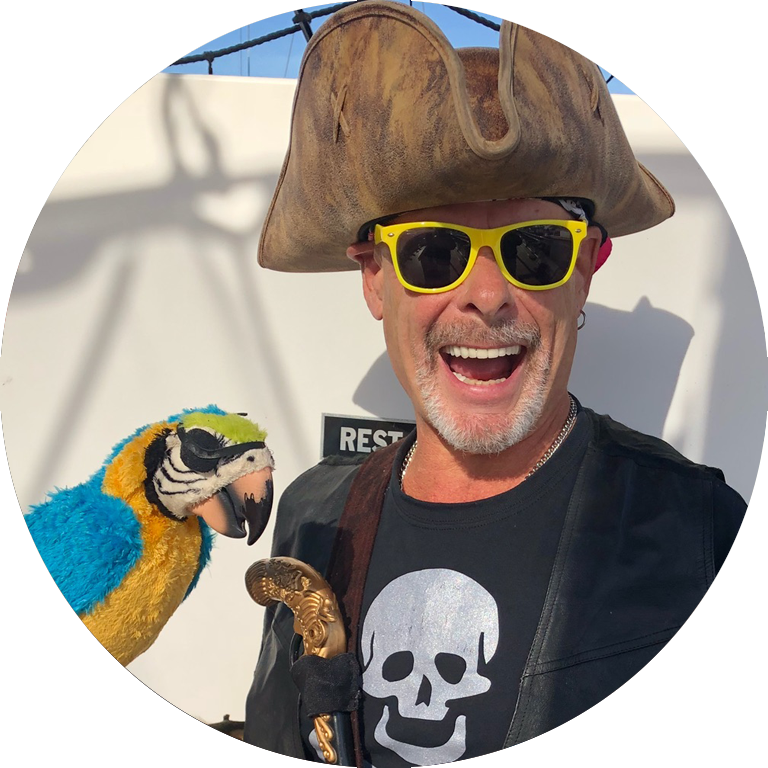 Silver-beard - Piracy (768x768), Png Download