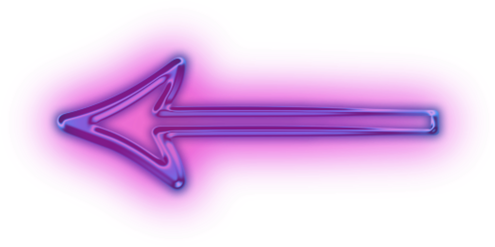 Arrow Neon Sign Png (1024x1024), Png Download
