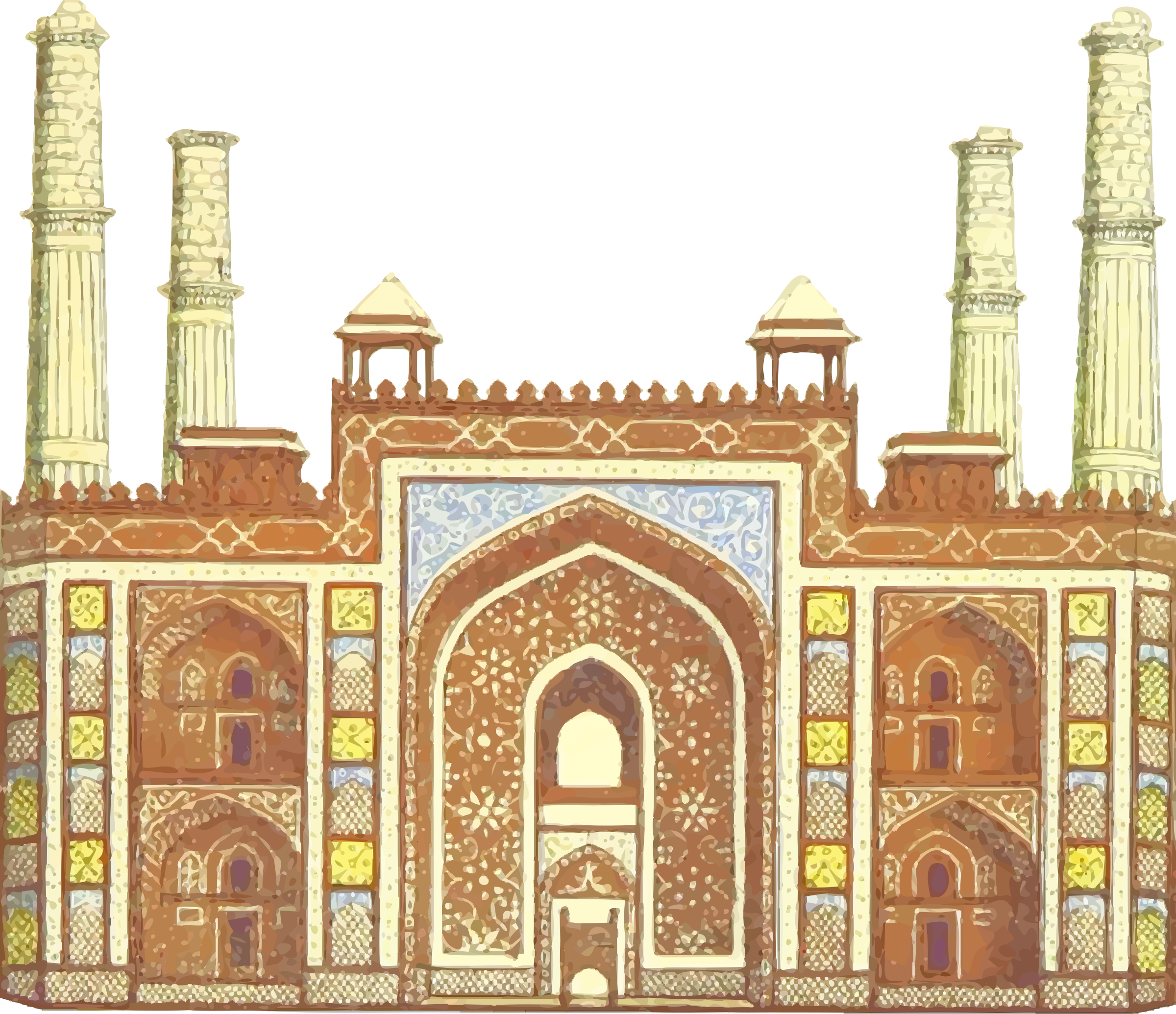 This Free Icons Png Design Of Akbar's Tomb (2400x2069), Png Download