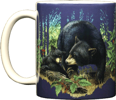 Bear Mom Ceramic Mug - Mom Ceramic Mug (420x375), Png Download