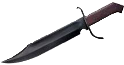 Straight-blade - Cold Steel 1917 Frontier Bowie Fixed (533x294), Png Download