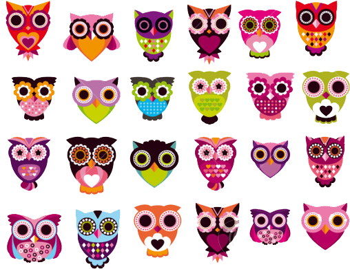 Owls Png By Freakydays On Deviantart - Cute Owls (533x425), Png Download