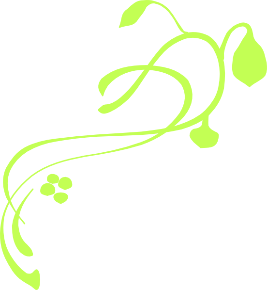 Green Vine Clip Art At Clker - Vines Clip Art (552x598), Png Download
