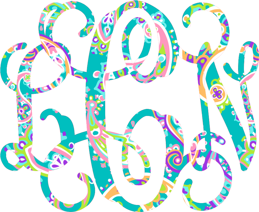 "fiesta Paisley - Green" - Decal (850x762), Png Download