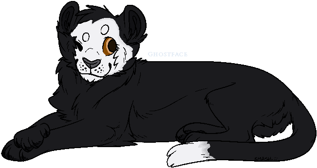 Ghostface By Canidaenoir - Cartoon (750x500), Png Download