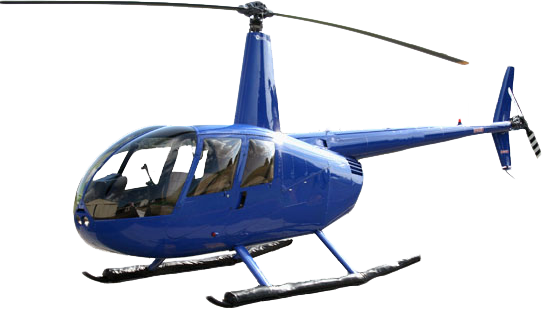 Helicopter Robinson R44 (542x309), Png Download