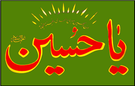 Green Flag Ya Husain - Shia Islam (564x744), Png Download