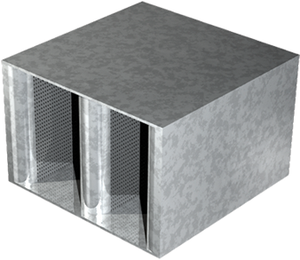 Find Your Local Rectangular And Round Silencers Sales - Rectangular Duct Silencer (450x350), Png Download