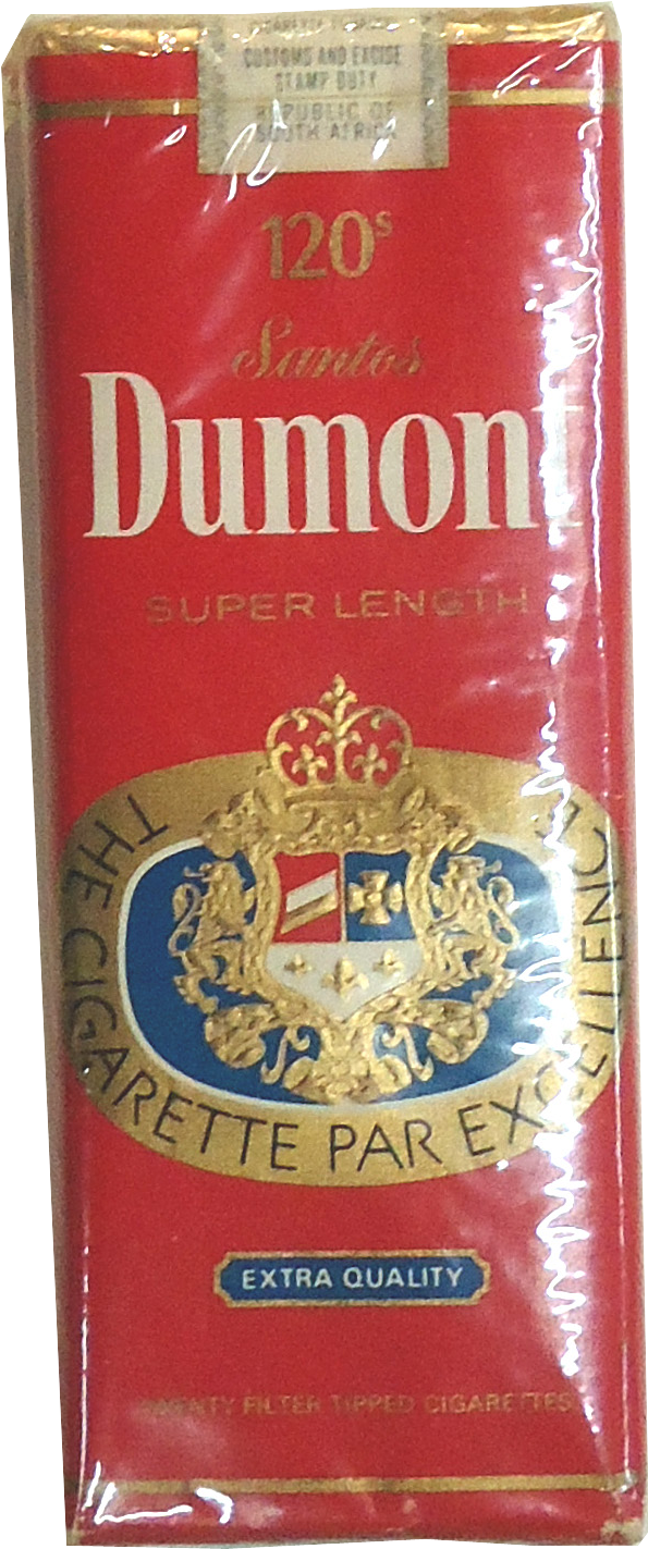 Maço De Cigarros Santos Dumont - Alcoholic Beverage (623x1422), Png Download