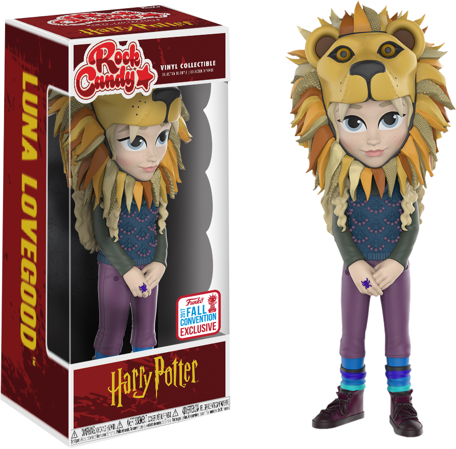Luna Lovegood With Lion Head Nycc17 Rock Candy 7” Vinyl - Rock Candy Luna Lovegood (892x877), Png Download