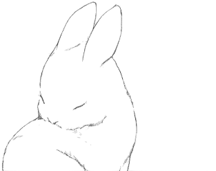 Bunny Ears Transparent Download - Manga Rabbit (500x268), Png Download