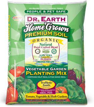 Vegetable Garden Mix - Dr Earth Home Grown Pot-ting Soil, 1.5 Cu Ft (315x400), Png Download