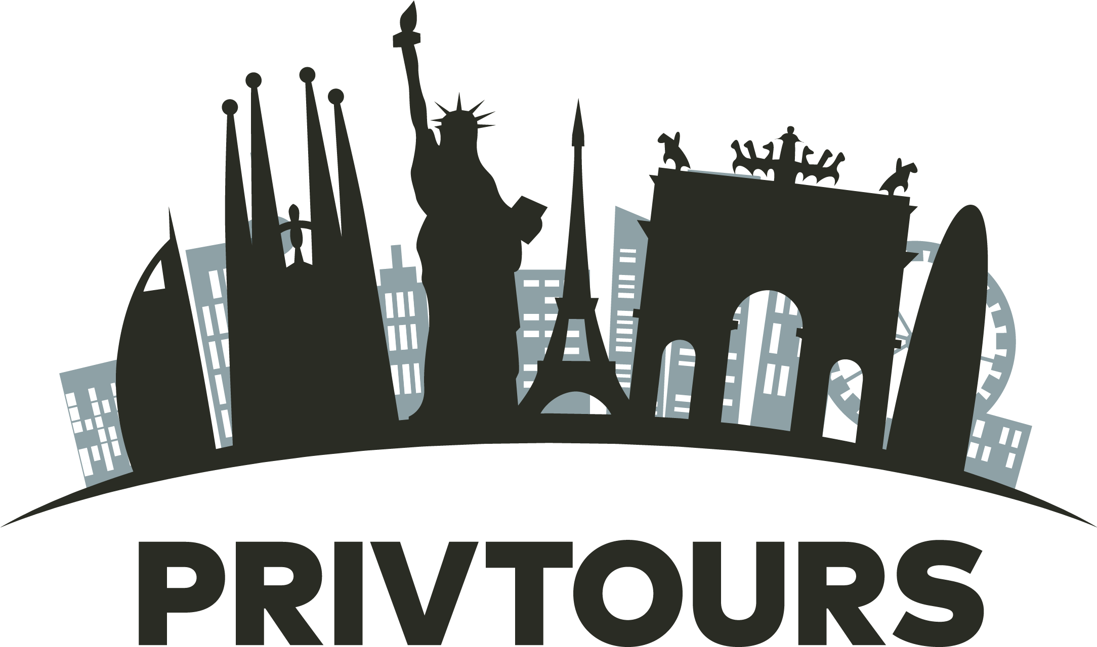 Privtours Privtours - City Travels Logo (2666x1779), Png Download