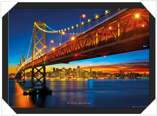 #199 - Bay Area City Lights (500x500), Png Download