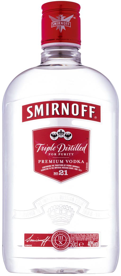 Smirnoff 50cl (953x1268), Png Download