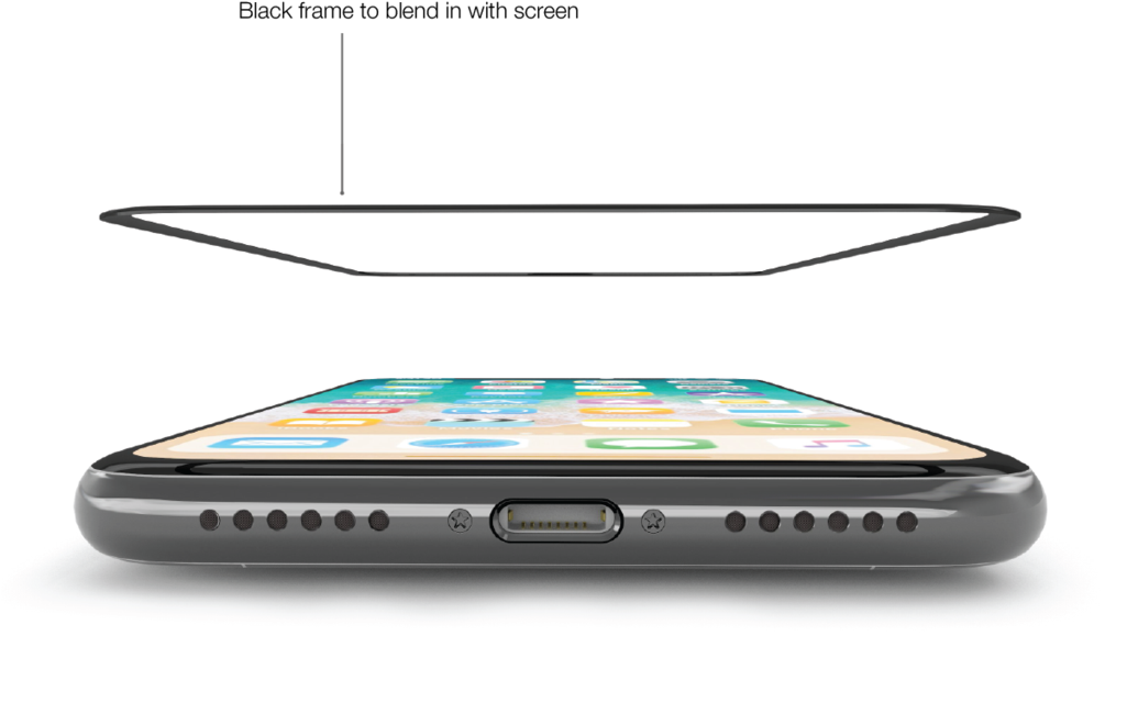 Iphone X/xs Screen Protector - Iphone X (1024x1024), Png Download