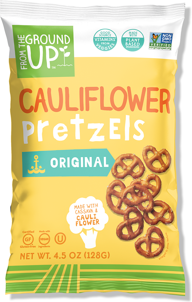 View - Ground Up Cauliflower Pretzels (710x1033), Png Download