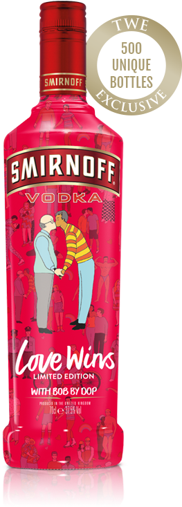 Smirnoff Love Wins - Smirnoff Vodka 80 1l (370x732), Png Download