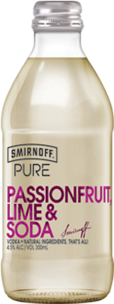 Smirnoff - Smirnoff Pure Cranberry Apple & Soda (312x559), Png Download