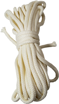 Btc Stage Rope 50 Ft - Btc Parlor Rope 50 Ft. (extra White No Core) - Rope (400x400), Png Download