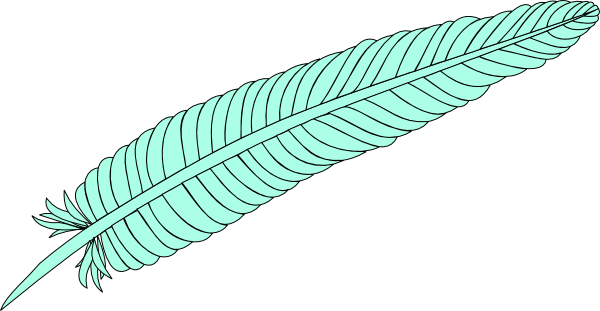 This Free Clipart Png Design Of Feather Clipart - Clip Art (600x311), Png Download