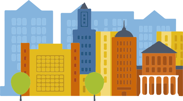 Edificios / Condominios / Empresas / Colegios - Illustration (585x324), Png Download