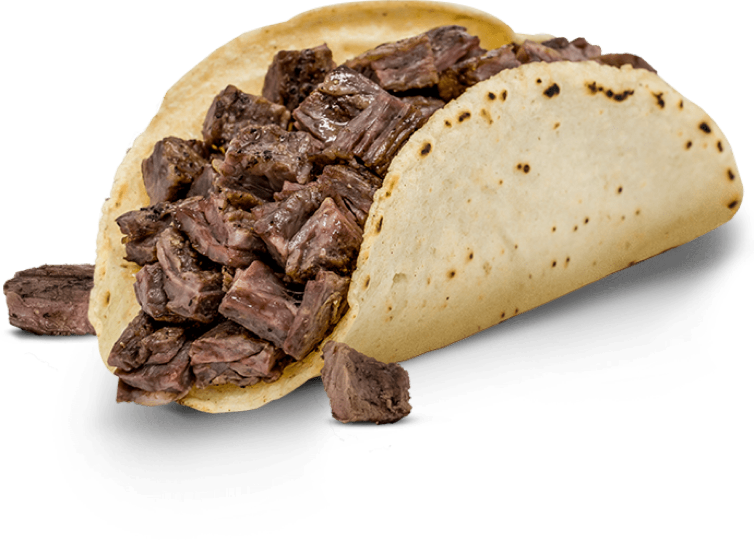 Beef Fajita - Tacos De Sirloin Png (1500x1073), Png Download