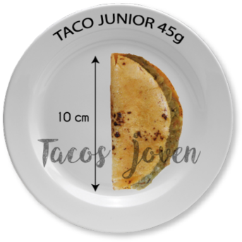 Taco Junior Con Plato - Taco (350x350), Png Download