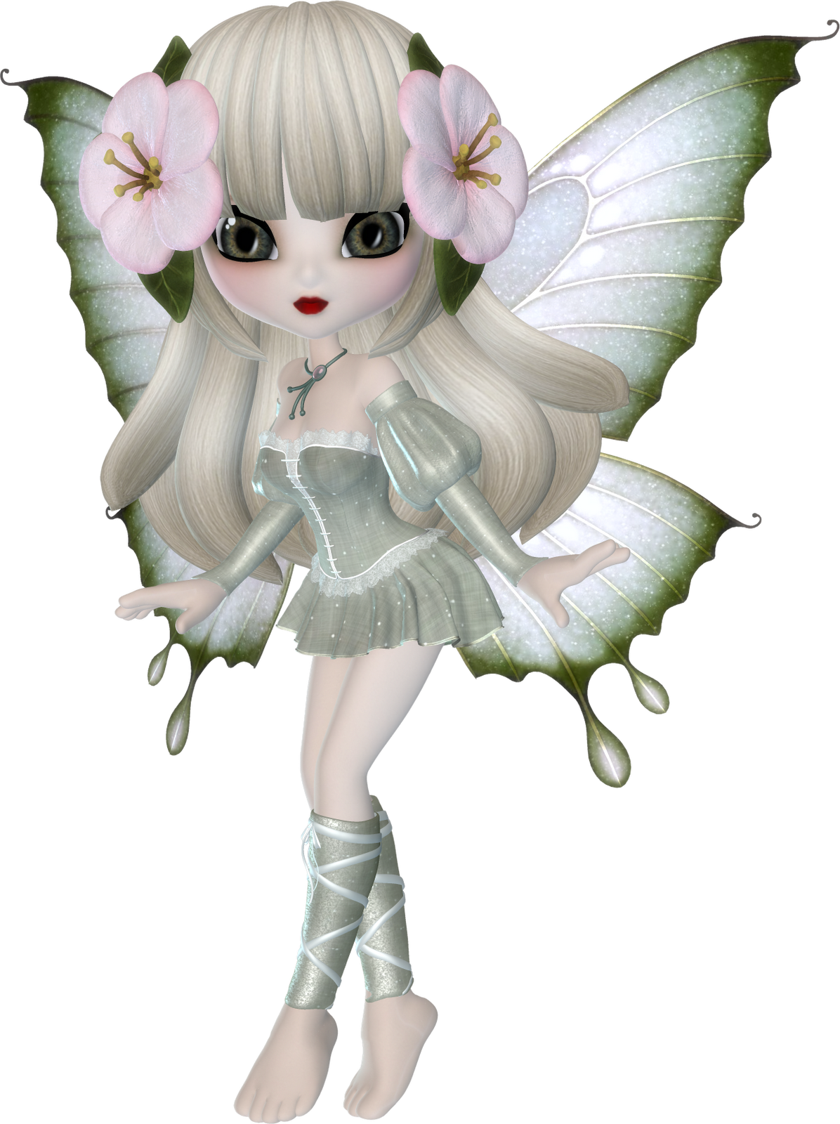 Pareja De Angeles Dorados Gif - Imagenes De Hadas Kawaii (1196x1600), Png Download