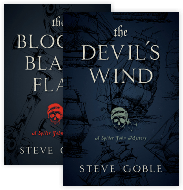 A Spider John Mystery - Bloody Black Flag By Steve Goble (505x395), Png Download
