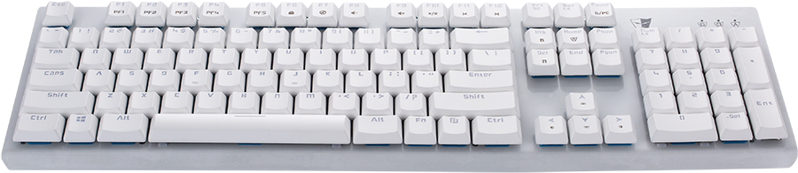 Gram Spectrum Gaming Mechanical Keyboard - Tesoro Gram Spectrum Low Profile G11sfl Blue Mechanical (1000x667), Png Download