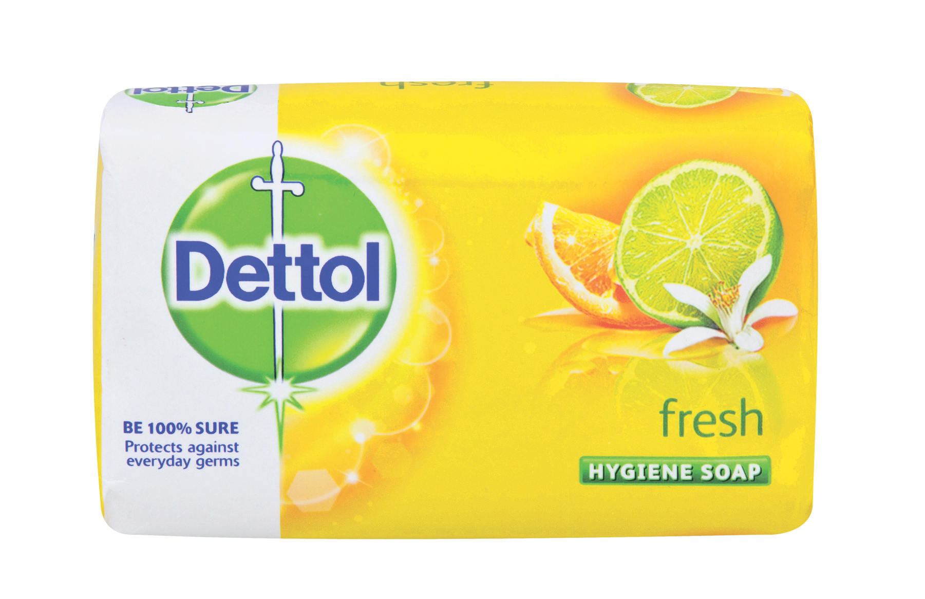 Dettol Hygiene Soap Fresh - Dettol Soap 75g (1801x1166), Png Download