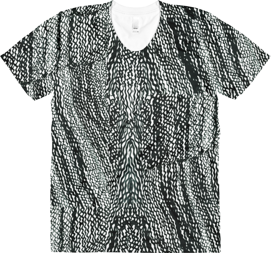 Scribbles Men's Black And White High Top Canvas Sneakers (1000x1000), Png Download