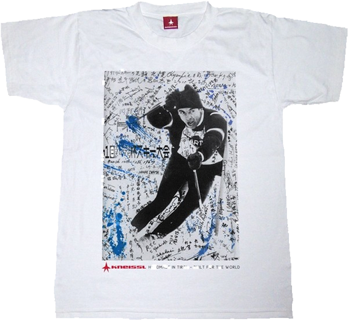 Camiseta Branca Com Estampa (737x700), Png Download