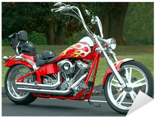 Beautiful Bikes Leather Checkbook Cover (400x400), Png Download