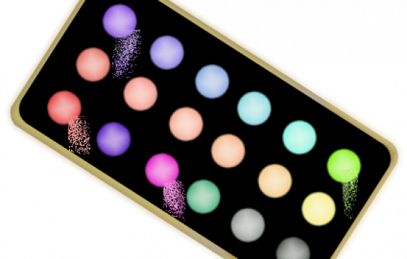 Eye Makeup Clip Art Yaytrend - Eye Shadow (570x363), Png Download