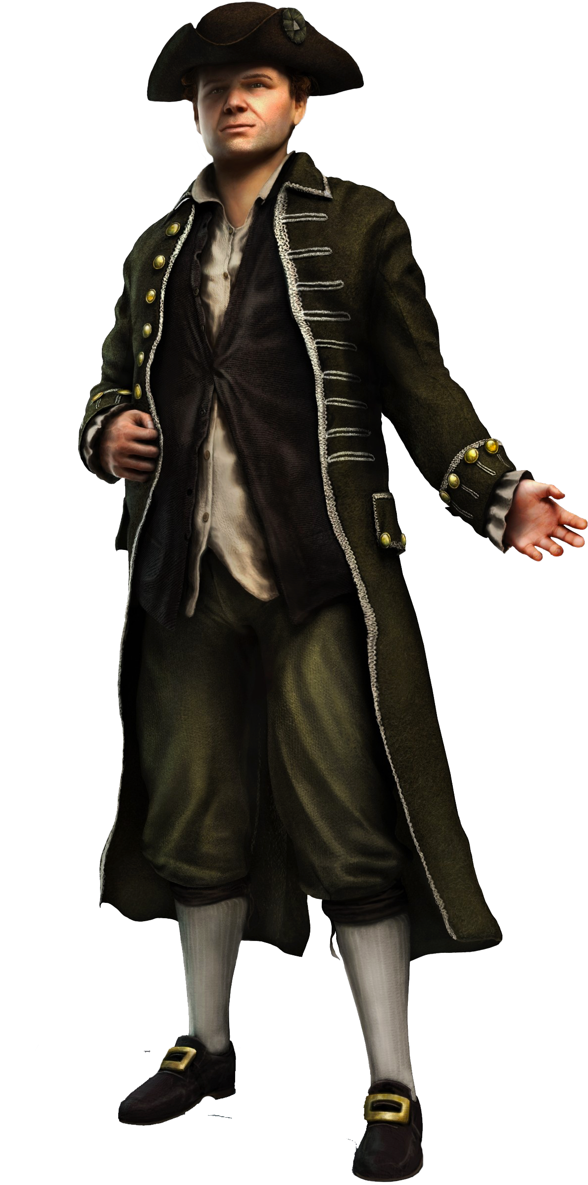 Aciii-paul Revere V - Assassin's Creed 3 Character Art (1402x2509), Png Download