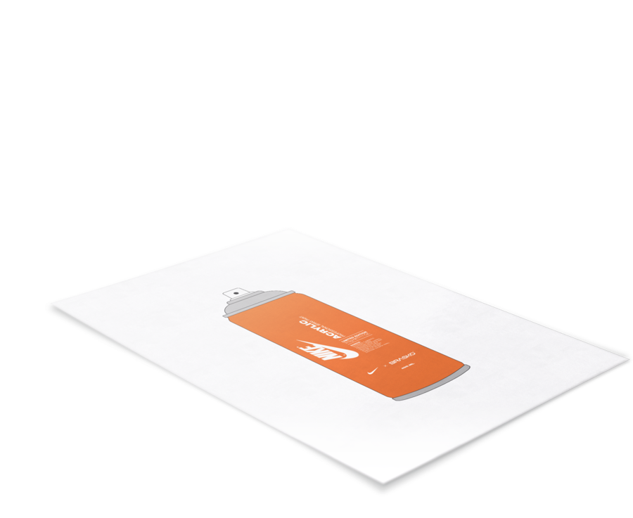 Nike Spray Paint Poster (1000x1000), Png Download