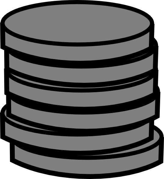 Coin Png - Silver Coins Cartoon Png (546x594), Png Download