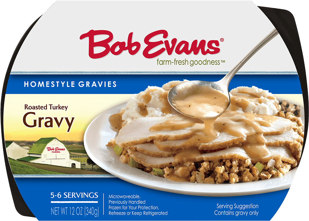 Bob Evans Roasted Turkey Gravy 12 Oz. Bowl (1000x1000), Png Download